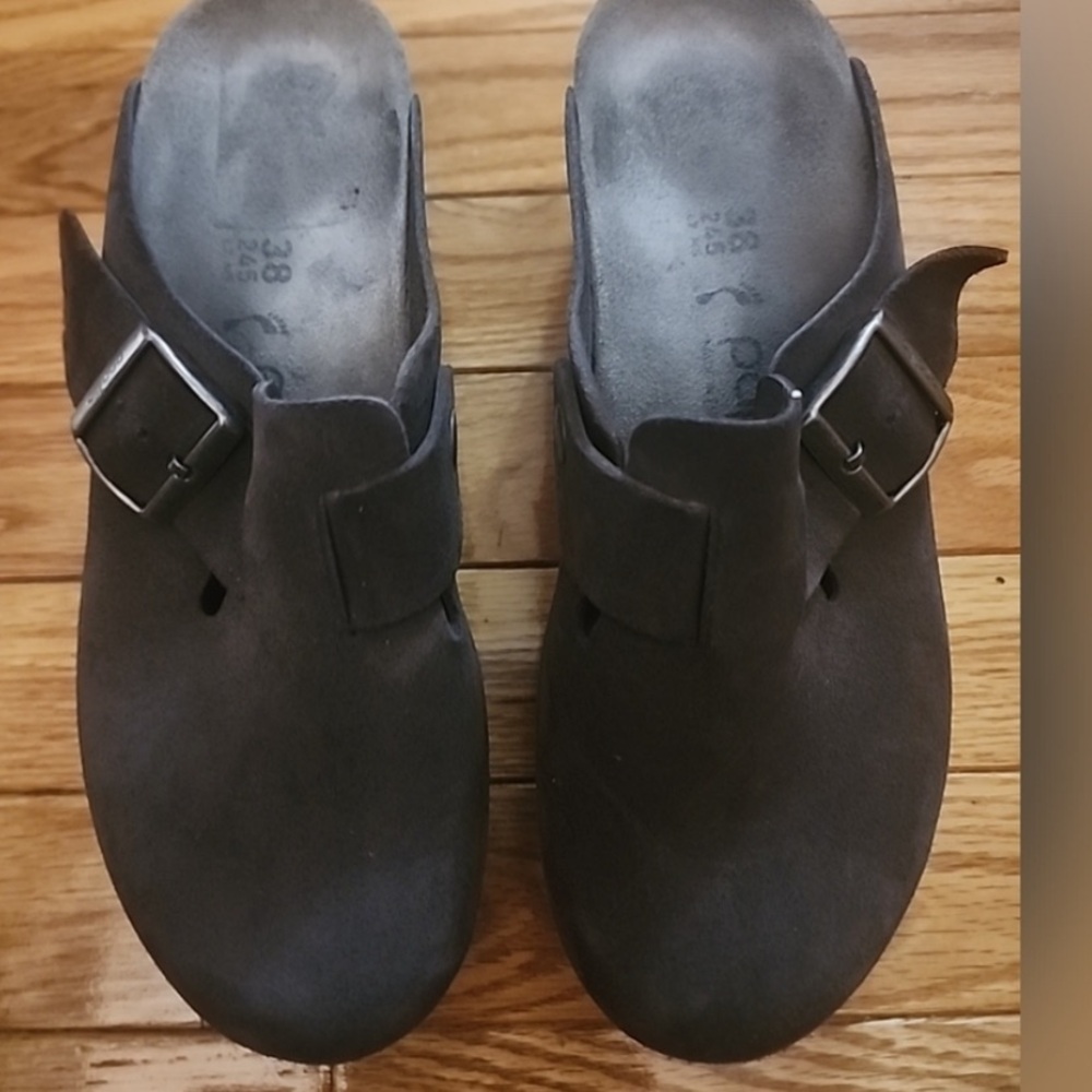 Dark brown Fanny Birkenstocks